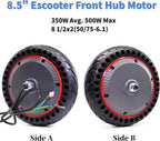 8.5in 36V 350W Electric Scooter Motor Front Wheel