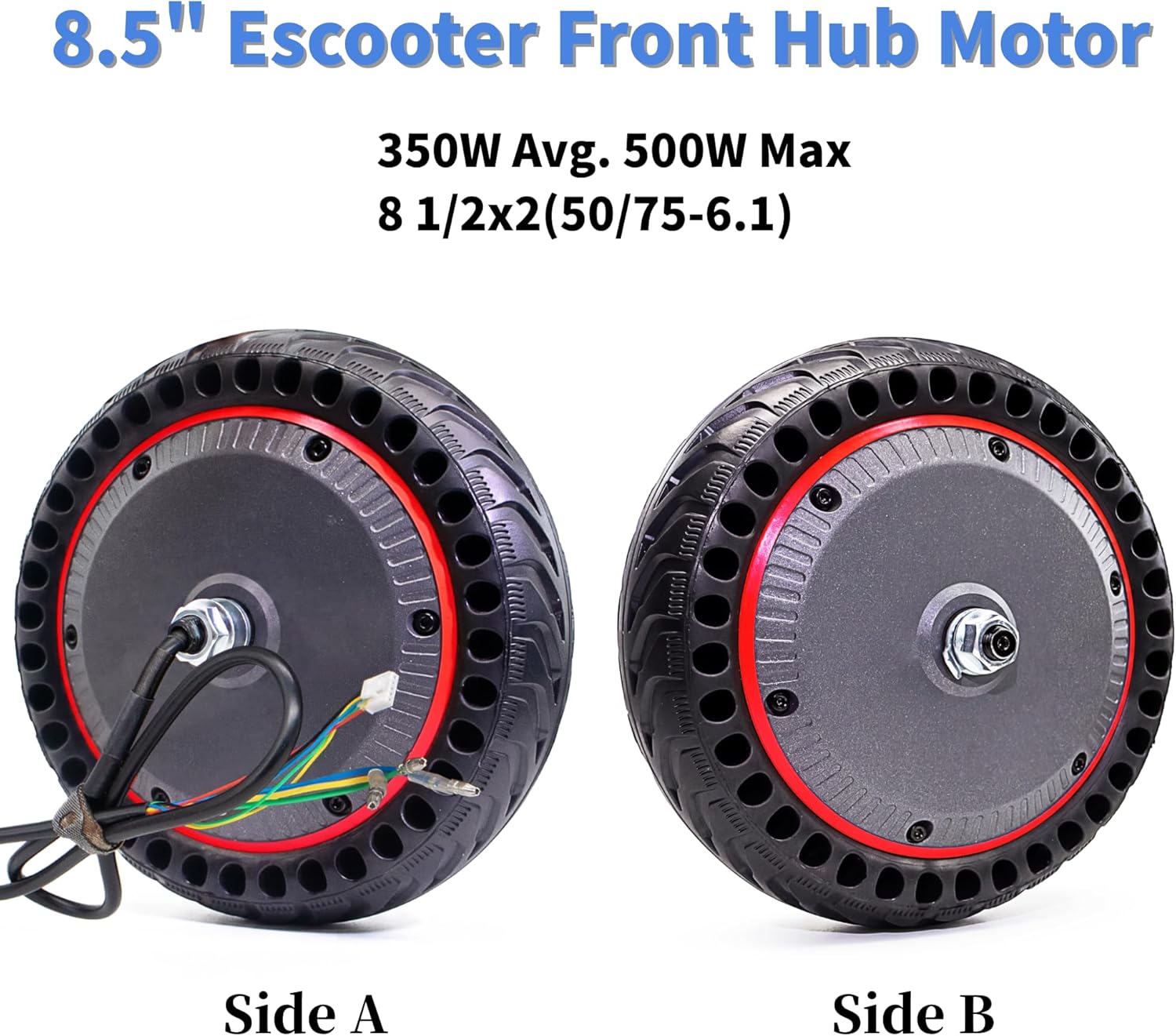 8.5in 36V 350W Electric Scooter Motor Front Wheel