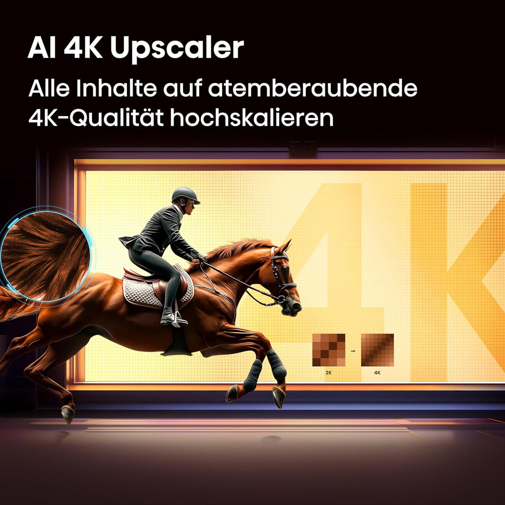 E7DS Series 4K QLED Smart TV 43in Dolby Vision IQ