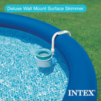 Deluxe Wall-Mounted Pool Surface Automatic Skimmer 800 GPH+ Blue