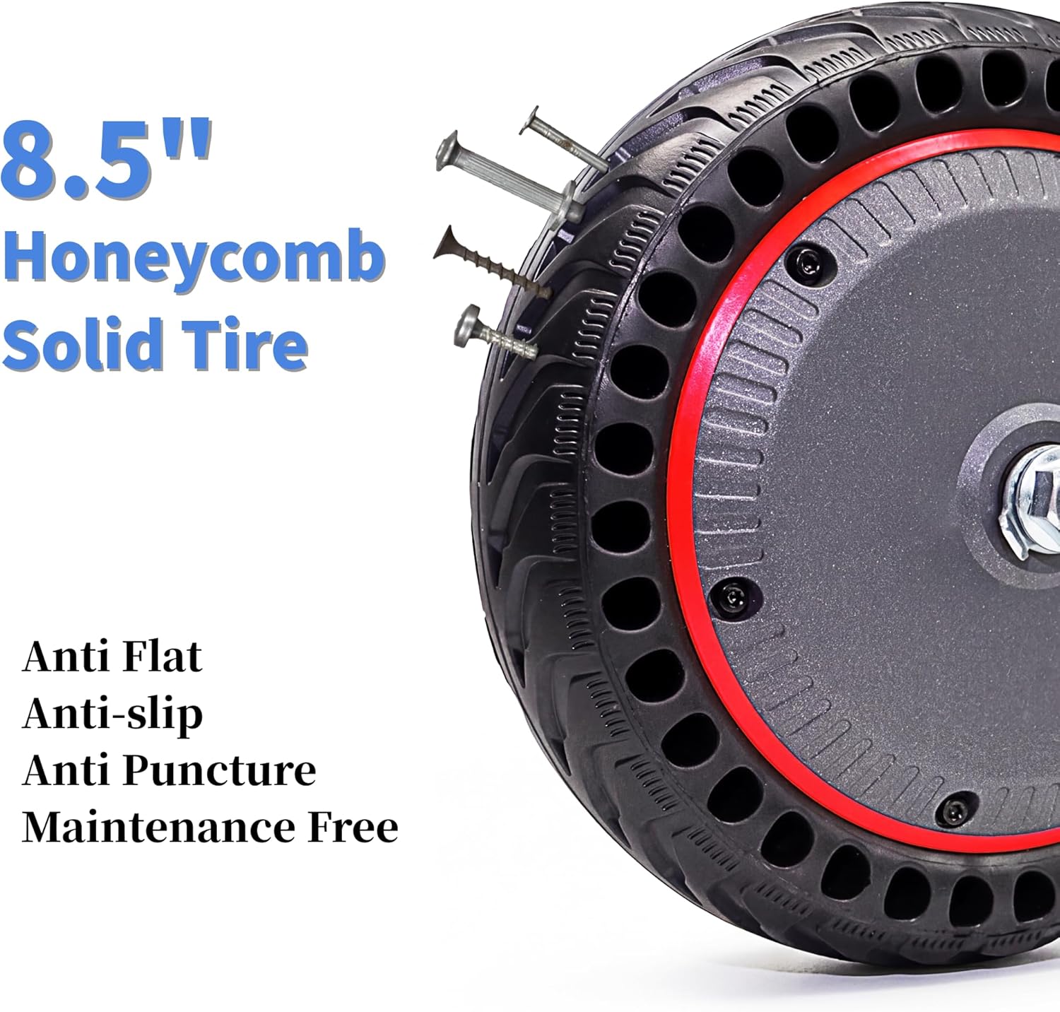 8.5in 36V 350W Electric Scooter Motor Front Wheel