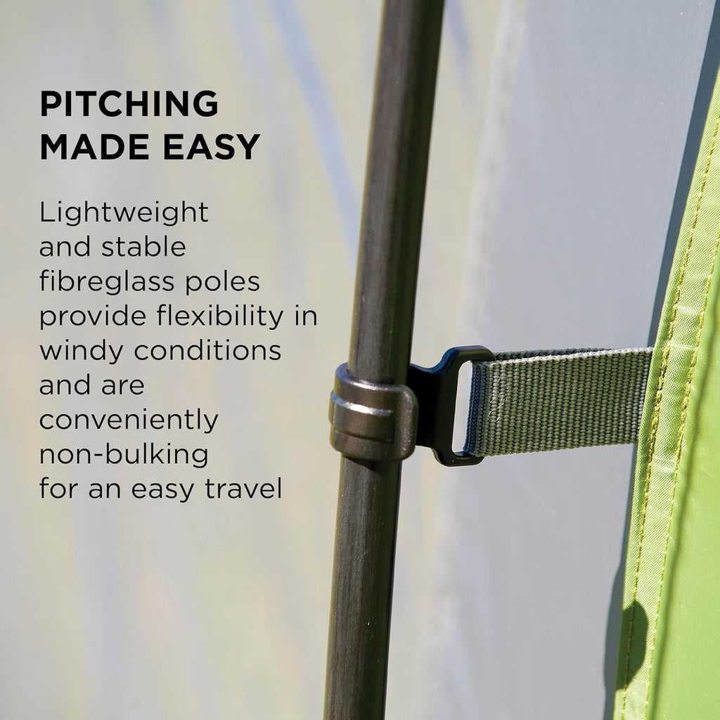 Coastline 3 Plus Tunnel Tent 3 Person Green/Grey