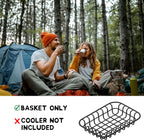 Wire Dry Goods Tray for YETI Hopper Flip 8 Cooler Basket Black