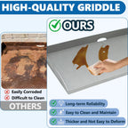 Griddle Replacement Top 36 Inch Heavy-Duty Steel Gray