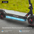 Adult Folding Electric Scooter 36V 5200mAh 8.5in Red