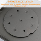 Flat Top Gas Grill Griddle for 14 and 16 Inch Stoves, Nonstick Black
