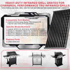 Infrared Grill Grates Replacement for CharBroil Performance Tru Infrared 3 Burner