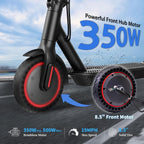 8.5in 36V 350W Electric Scooter Motor Front Wheel