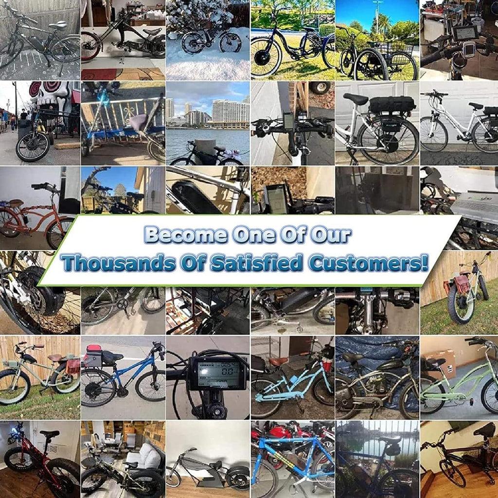 Electric Bicycle Conversion Kit Rear Wheel Wide Rim 36V 350W 26 Inch