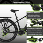 E-SUV Bike R6T Centro 27.5in Electric Bike 720Ah Battery 85Nm Torque Black