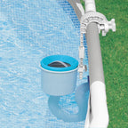 Deluxe Wall-Mounted Pool Surface Automatic Skimmer 800 GPH+ Blue