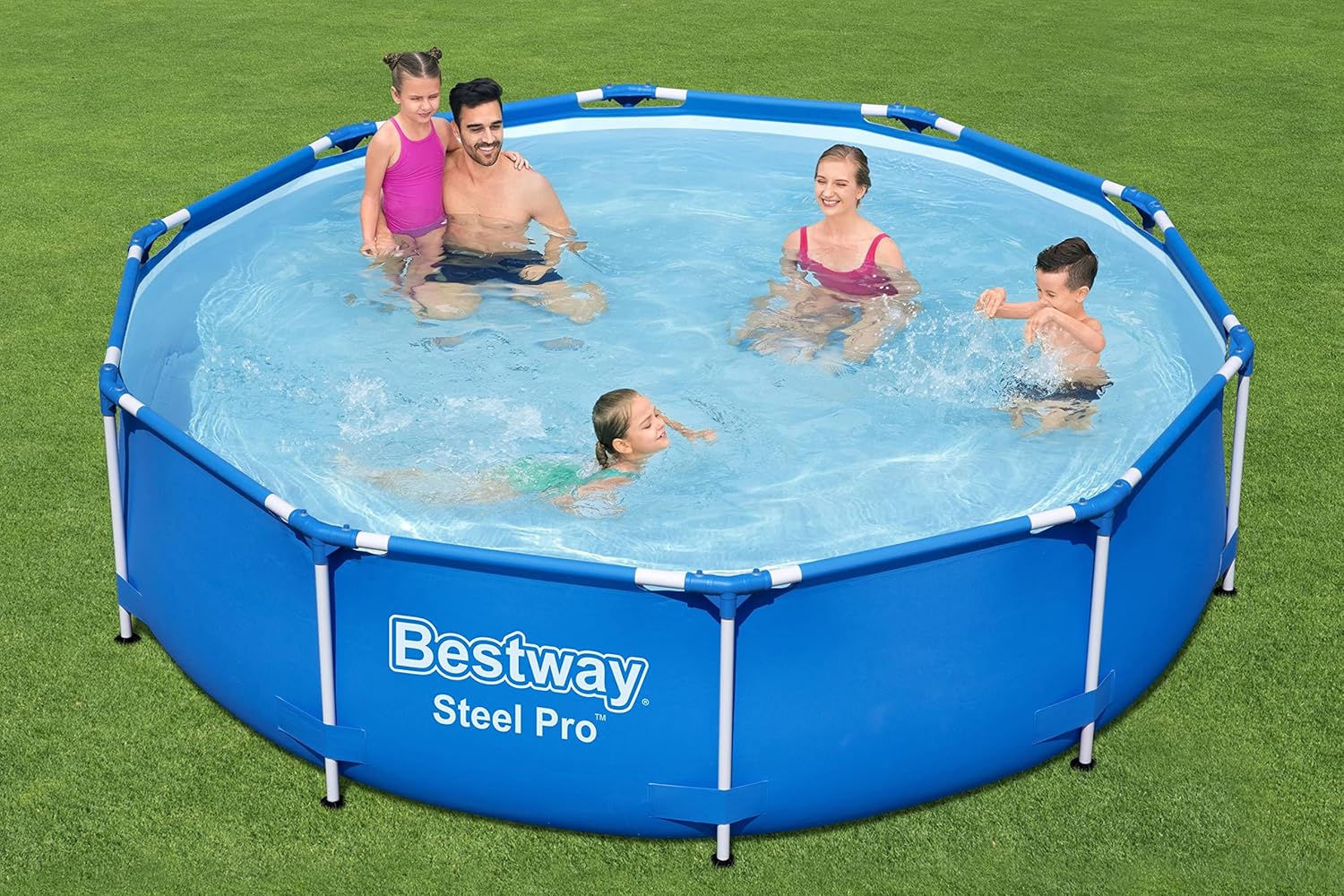 Steel Pro Frame Pool 10ft 4678L with Filter Pump